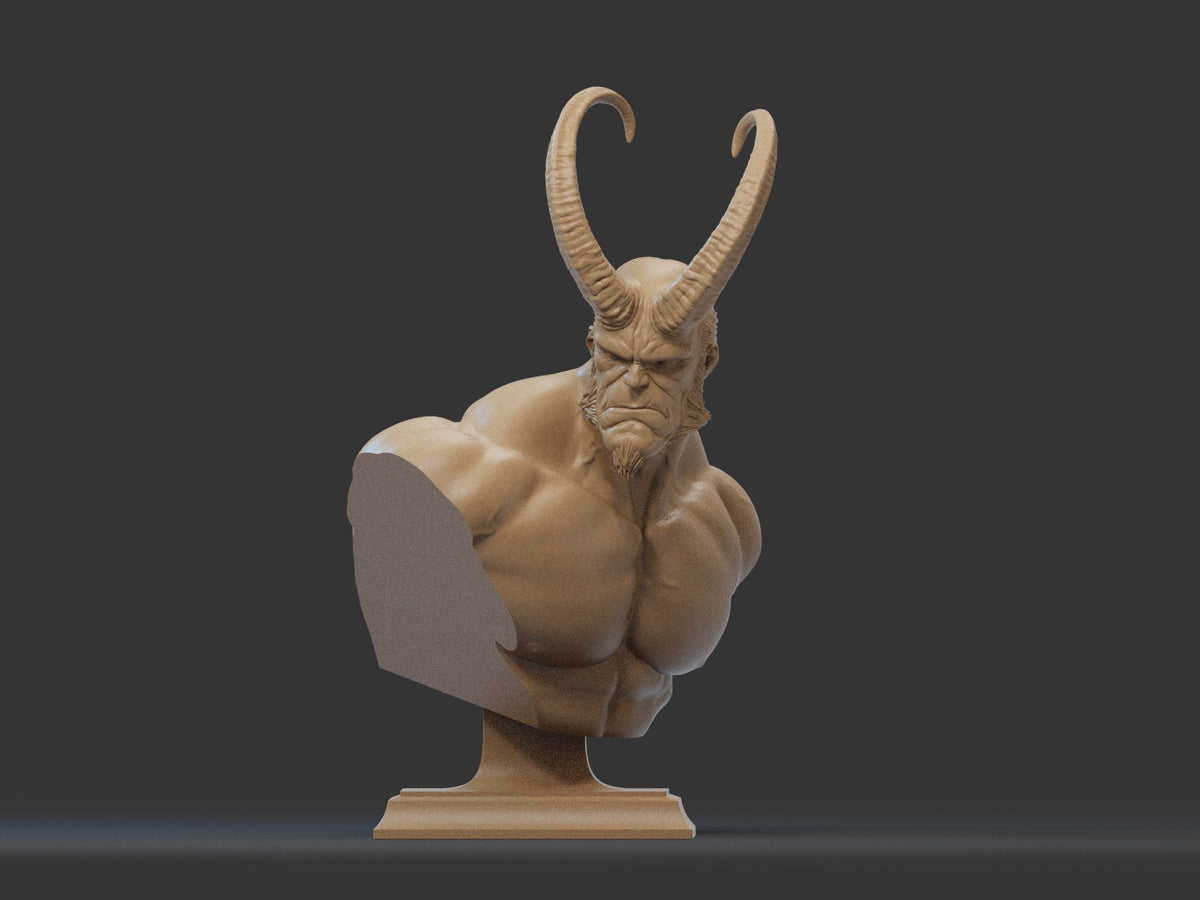 Hellboy resin figure