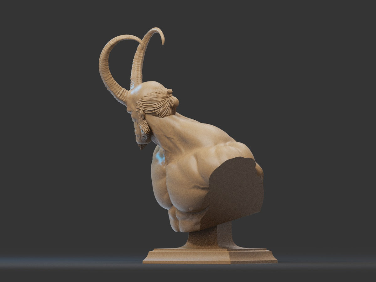Hellboy resin figure
