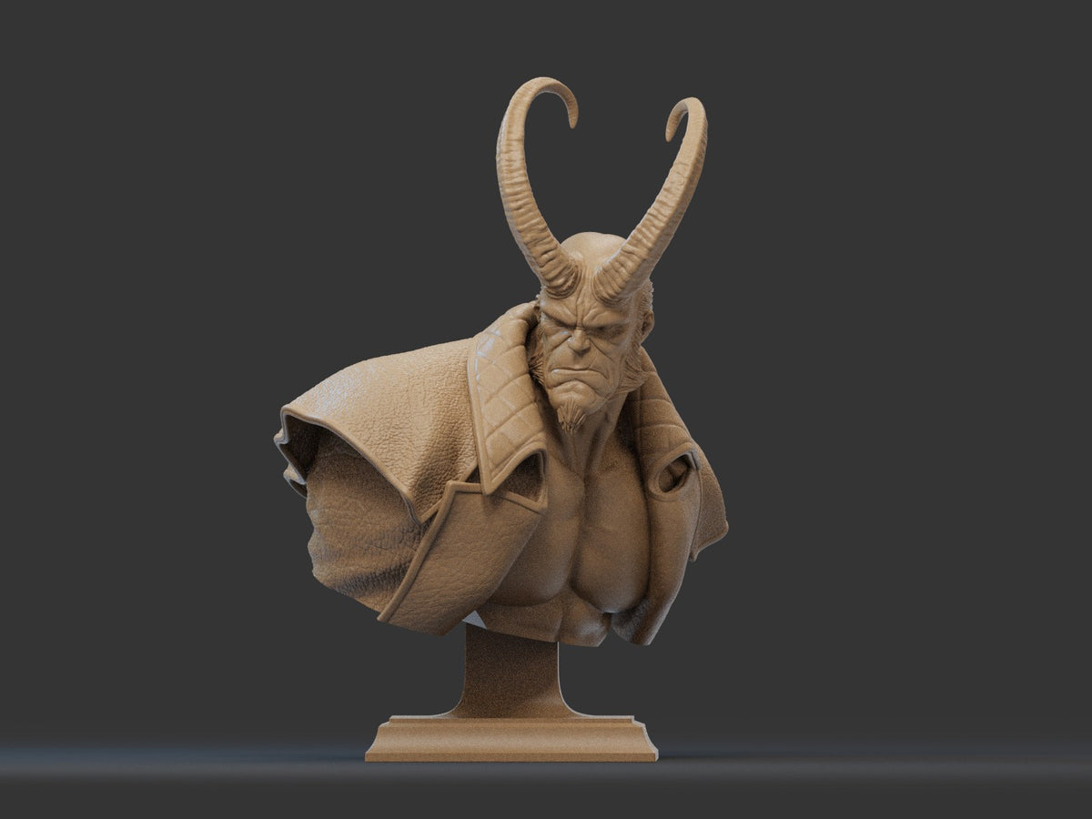 Hellboy resin figure