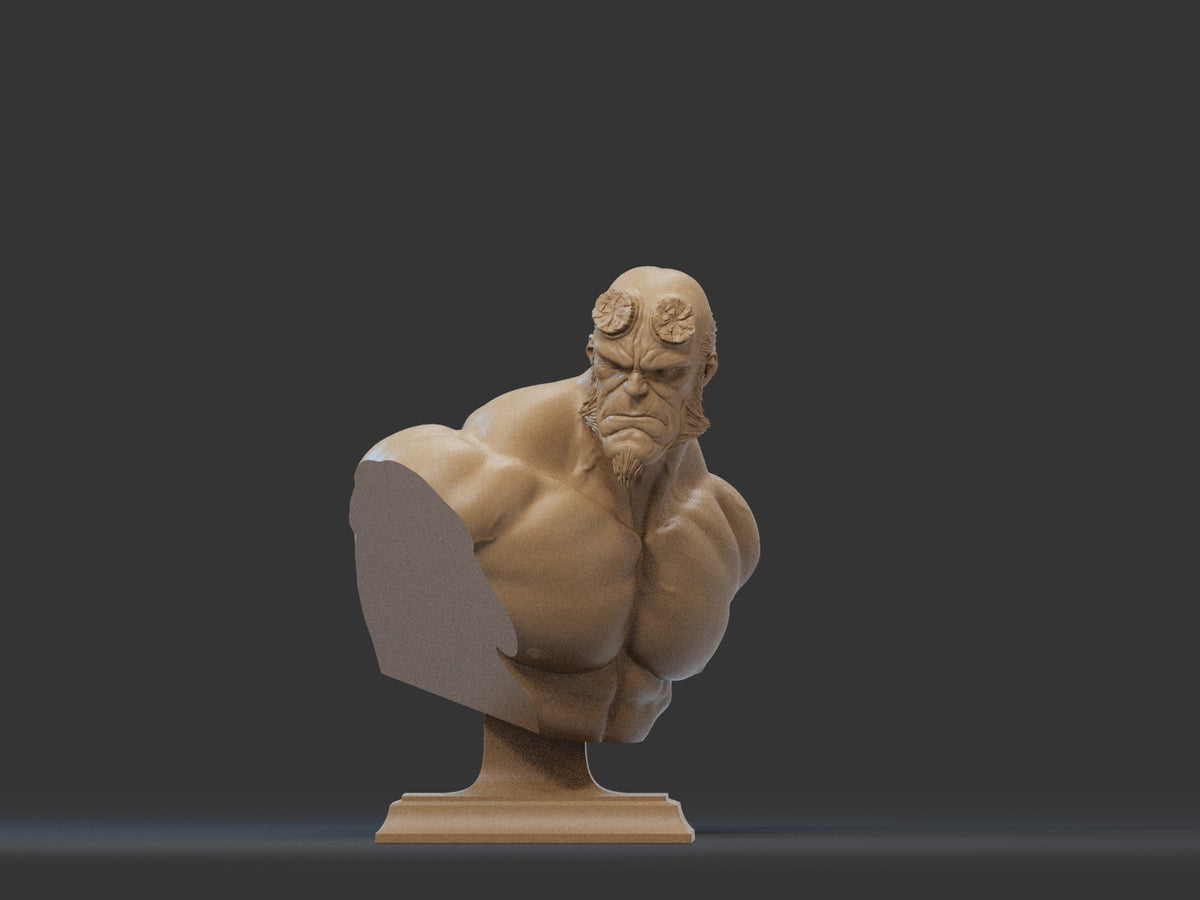 Hellboy resin figure