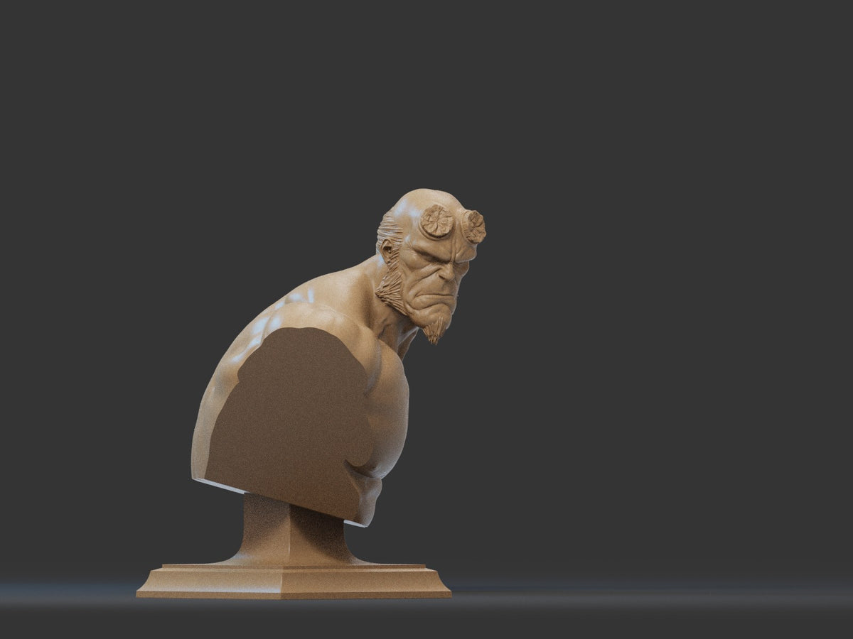 Hellboy resin figure