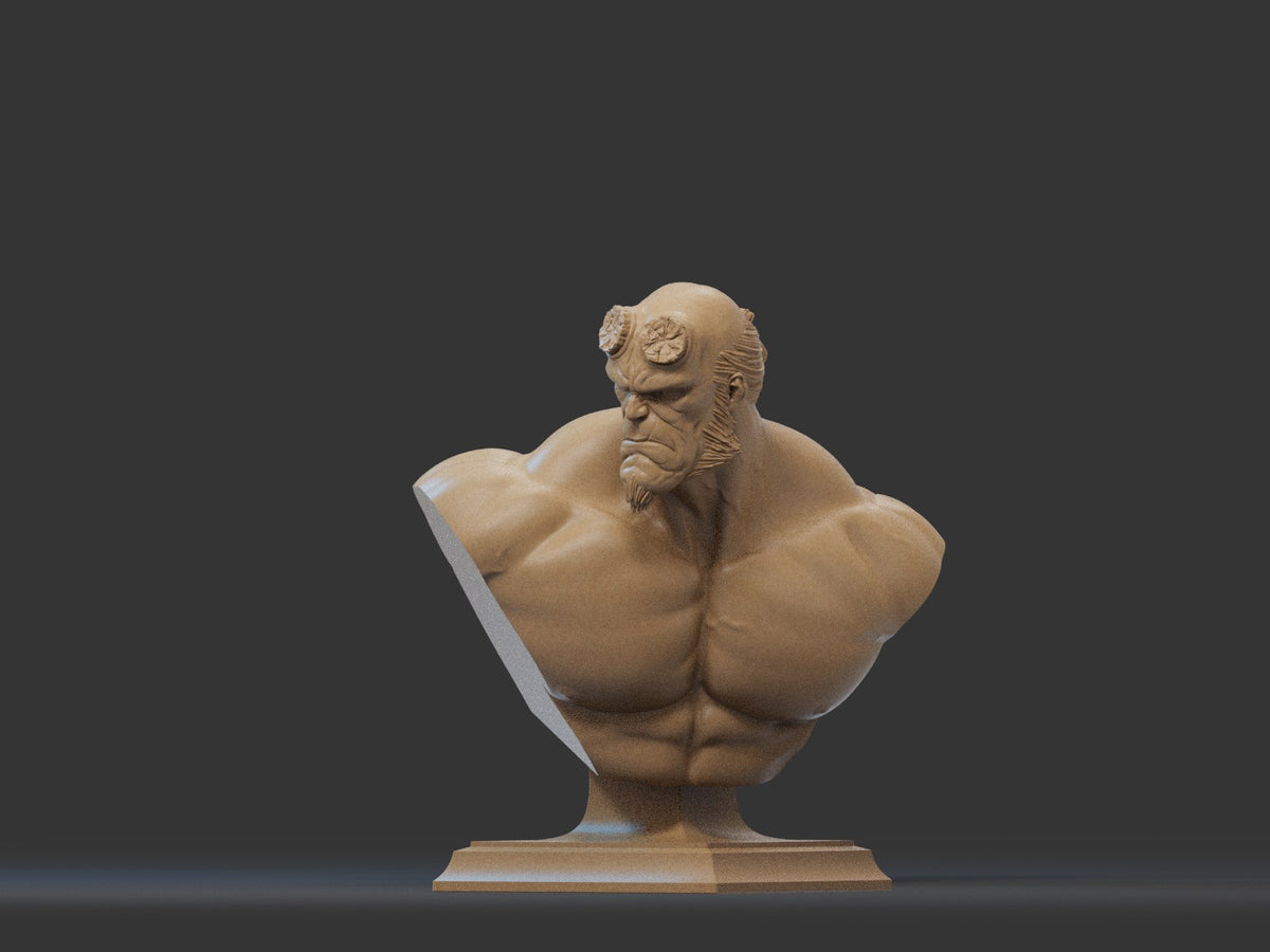 Hellboy resin figure