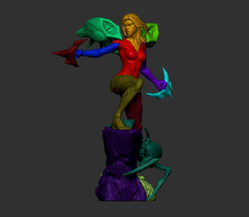 Kai'Sa resin figure