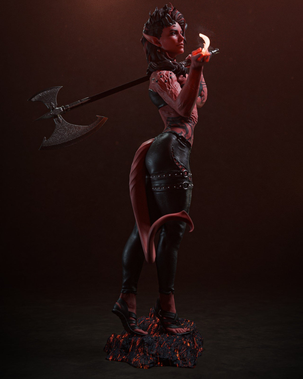 Karlach resin figure