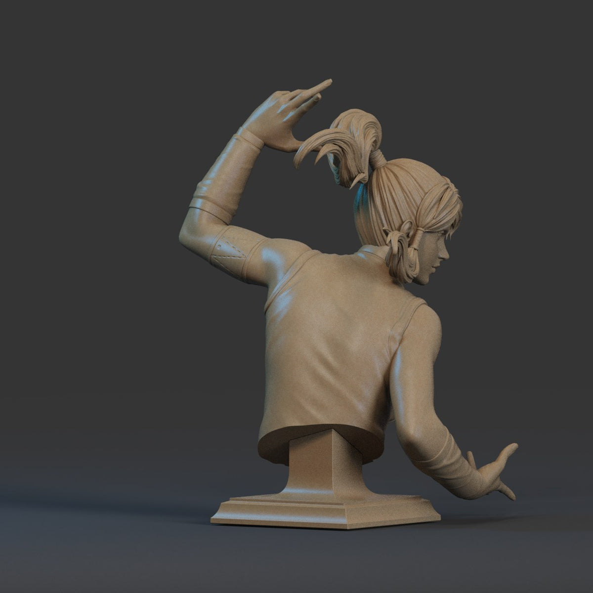 Korra resin figure