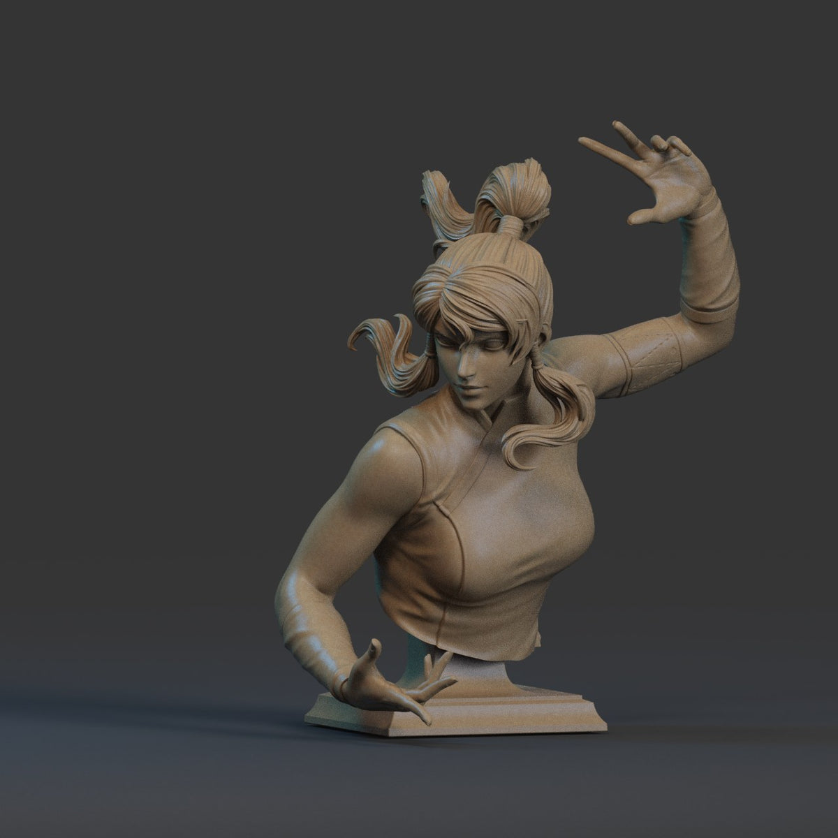 Korra resin figure