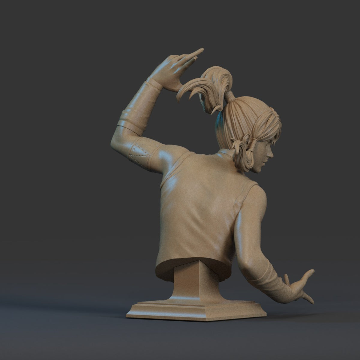 Korra resin figure