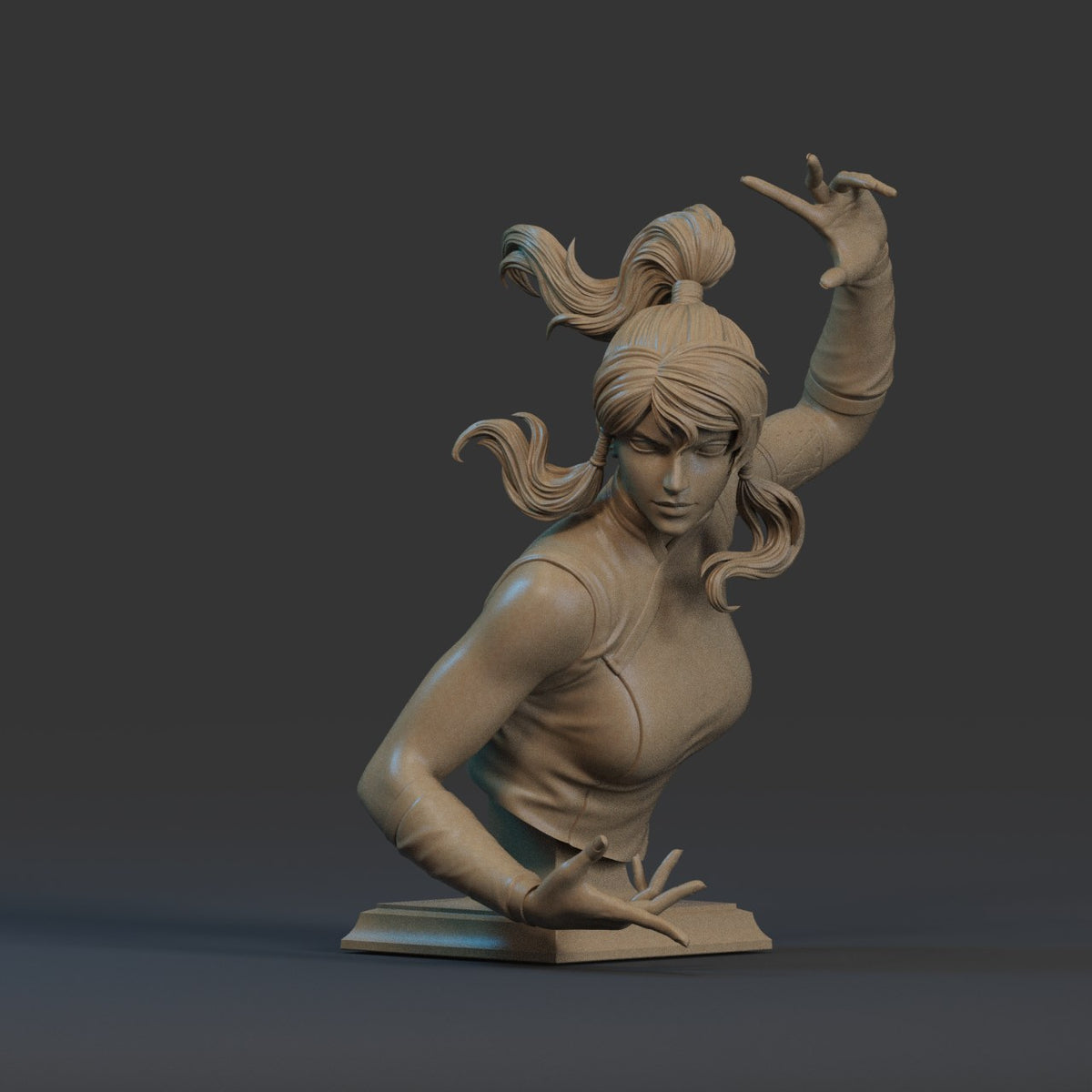 Korra resin figure