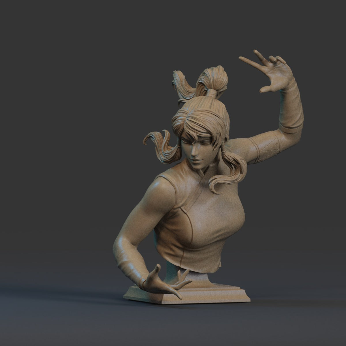 Korra resin figure