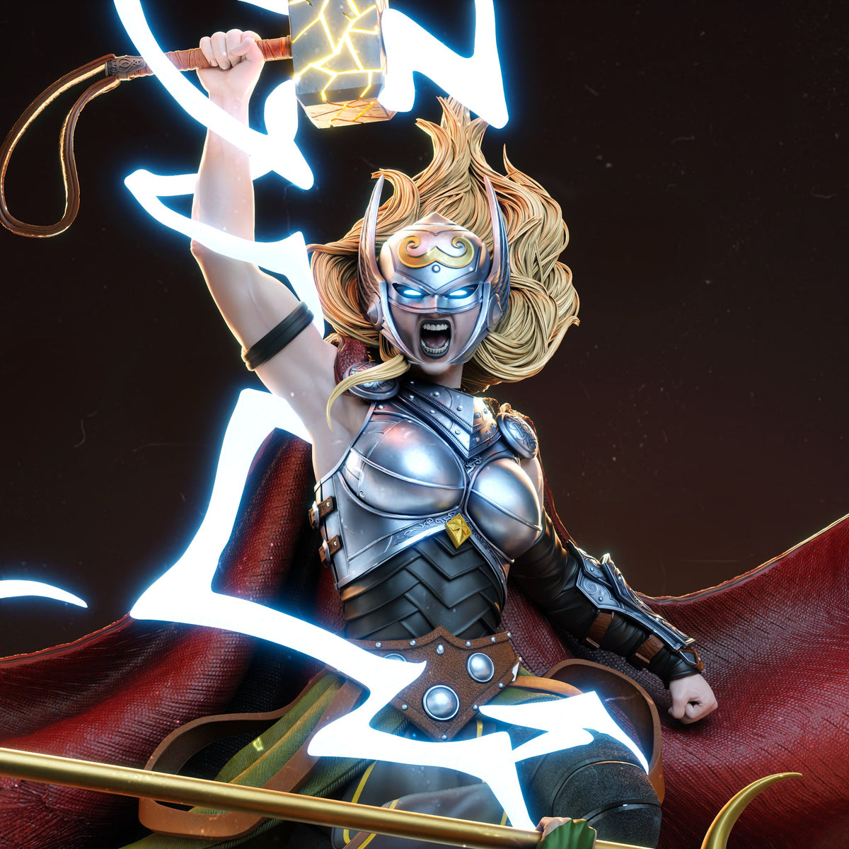Lady Thor resin figure