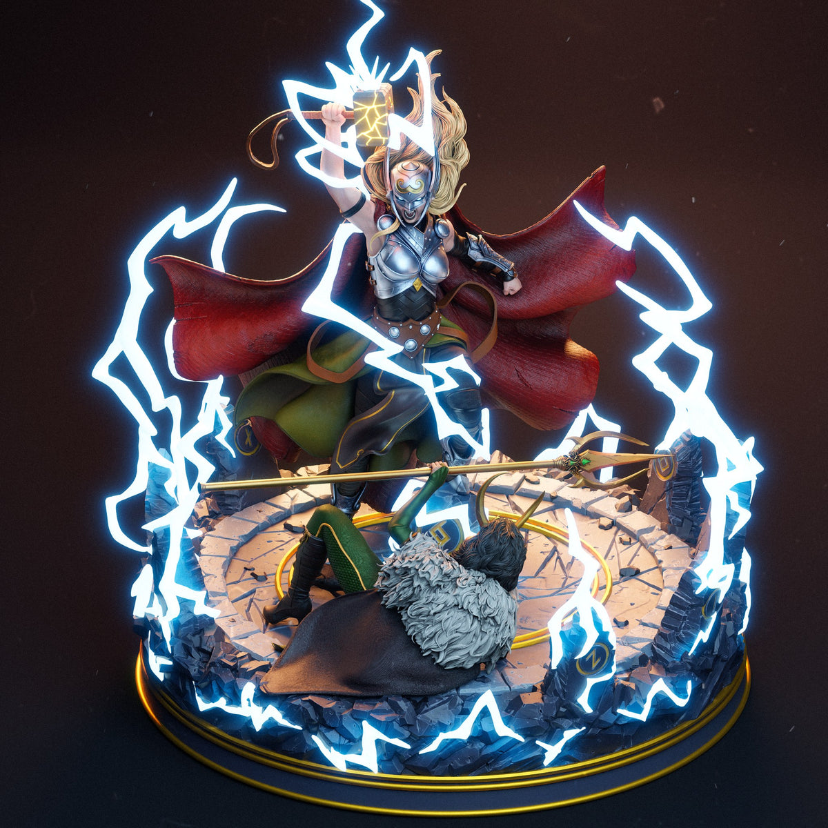 Lady Thor resin figure