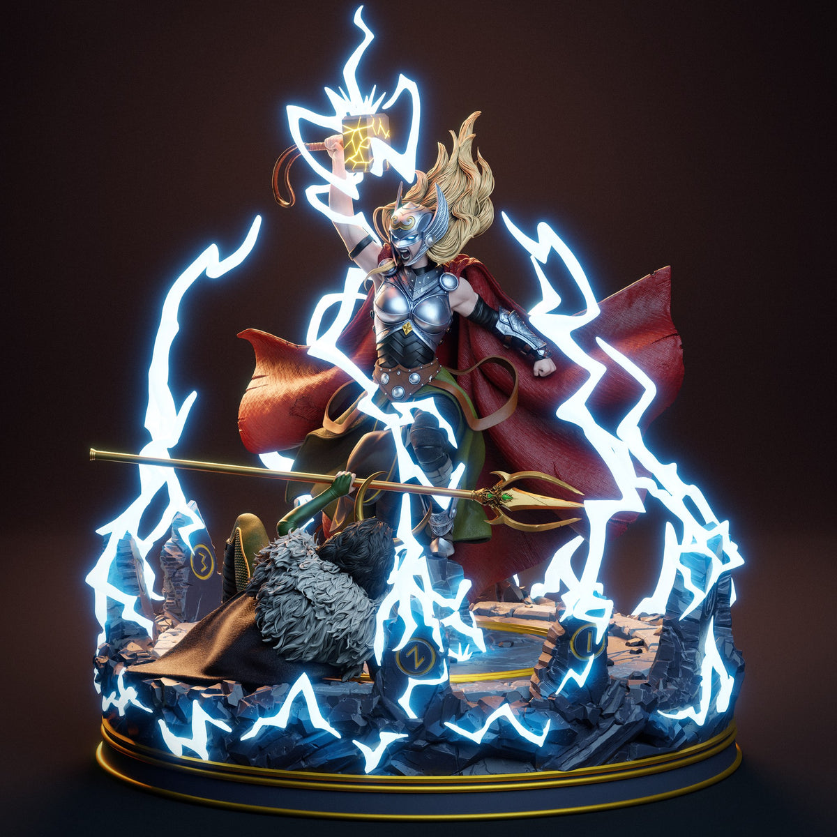 Lady Thor resin figure