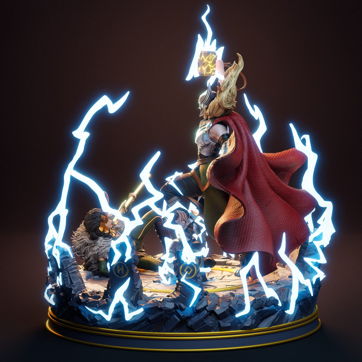 Lady Thor resin figure