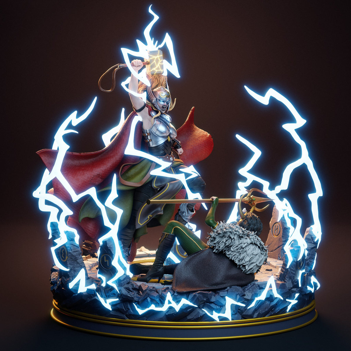 Lady Thor resin figure