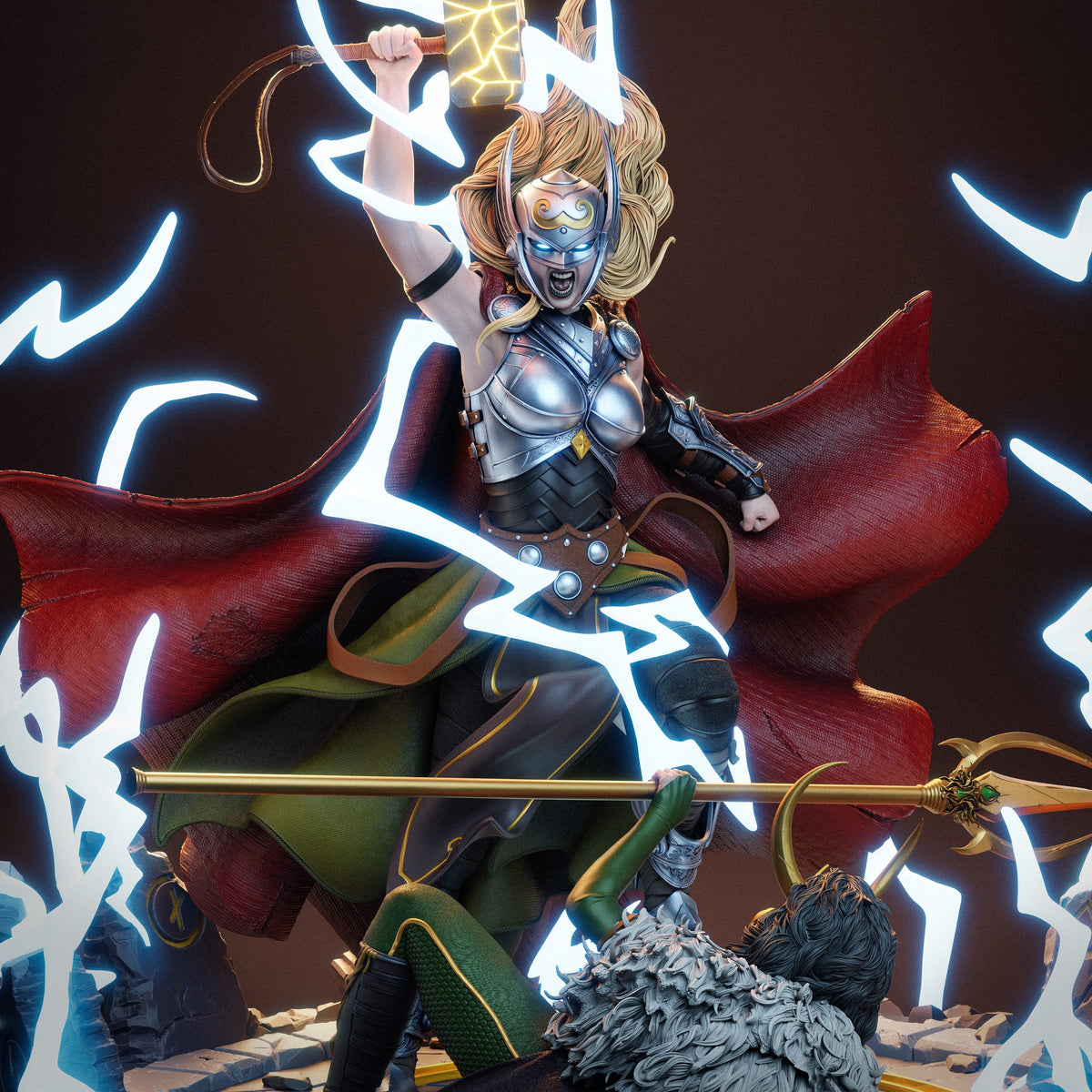 Lady Thor resin figure