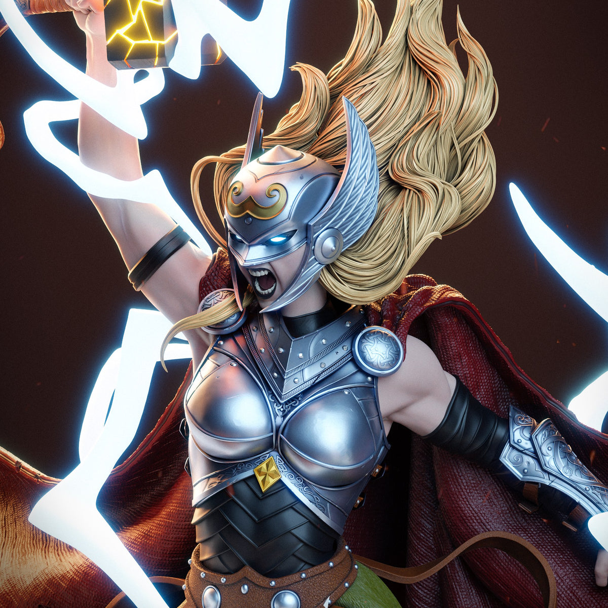 Lady Thor resin figure