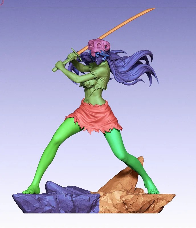 Nelliel Tu Odelschwanck resin figure