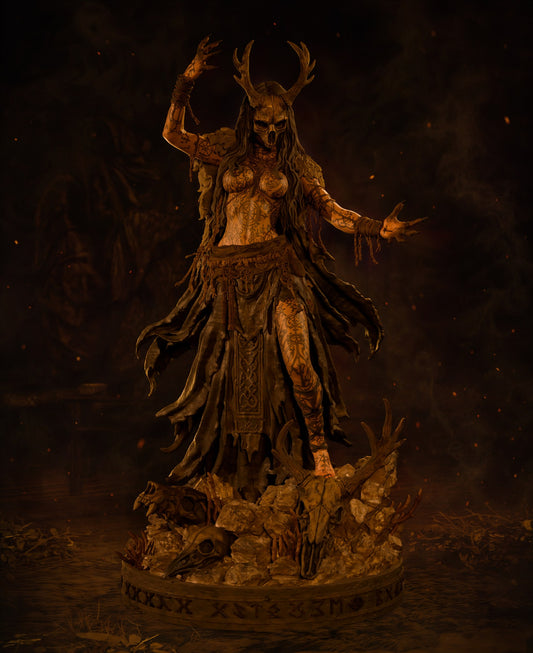 Norse Witch resin figure