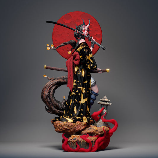 Oni Woman resin figure