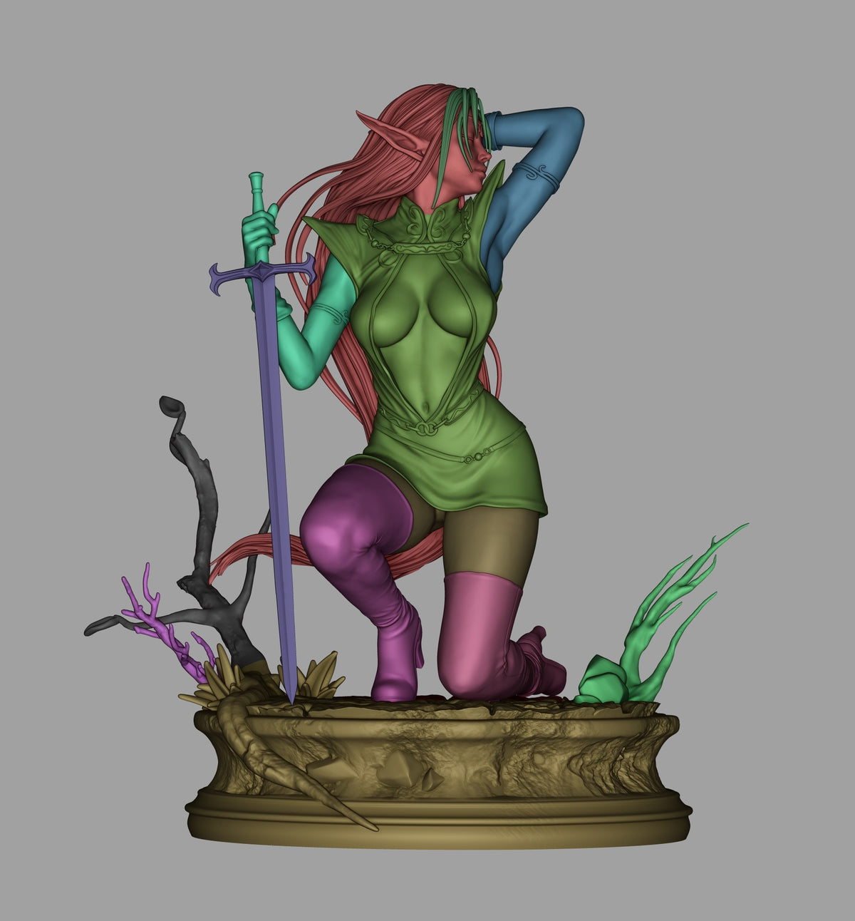 Pirotess resin figure