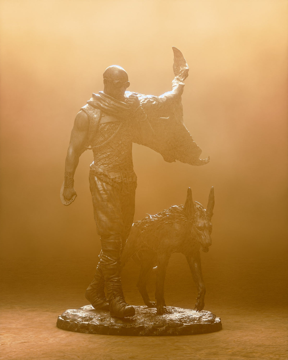 Riddick resin figure