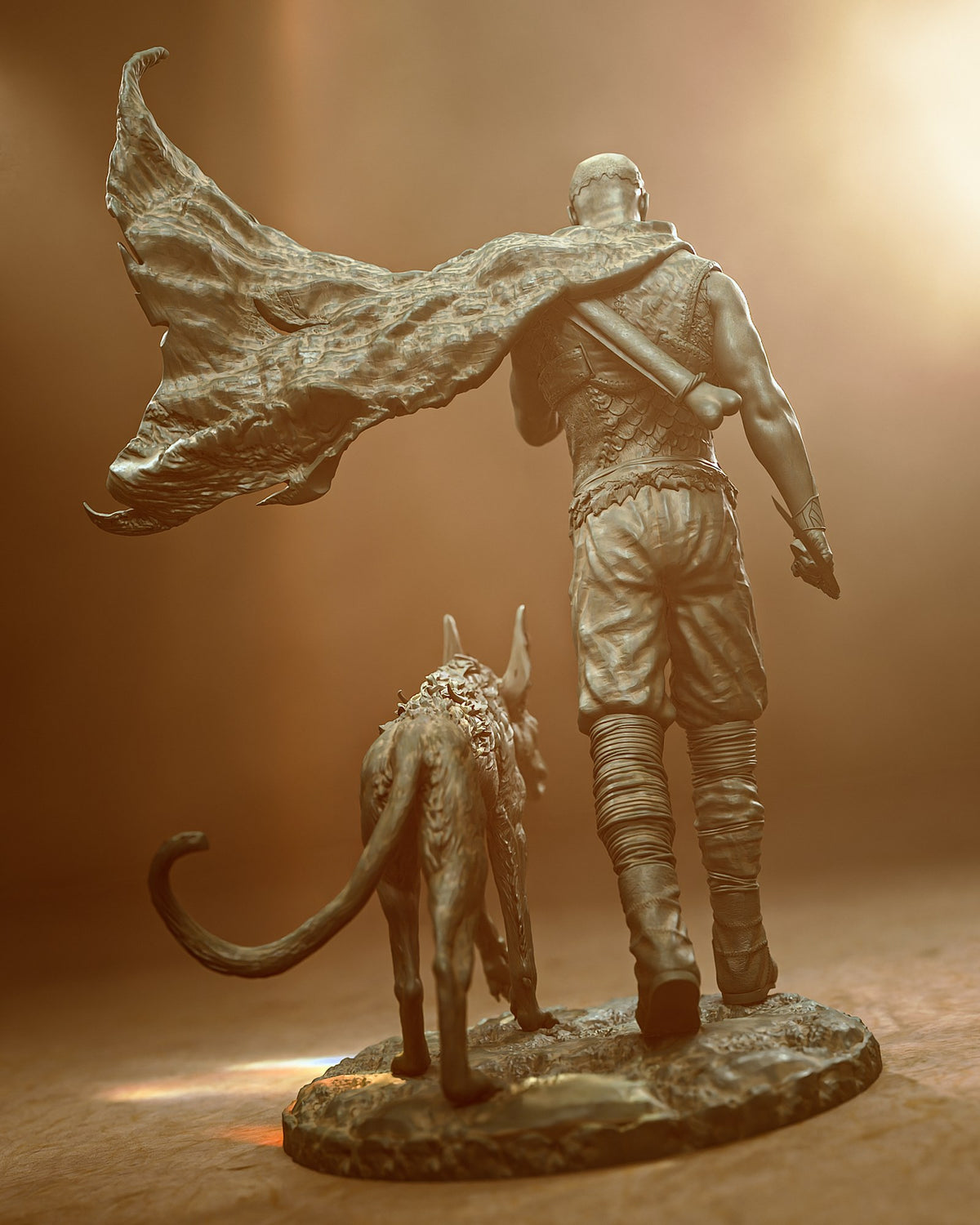 Riddick resin figure