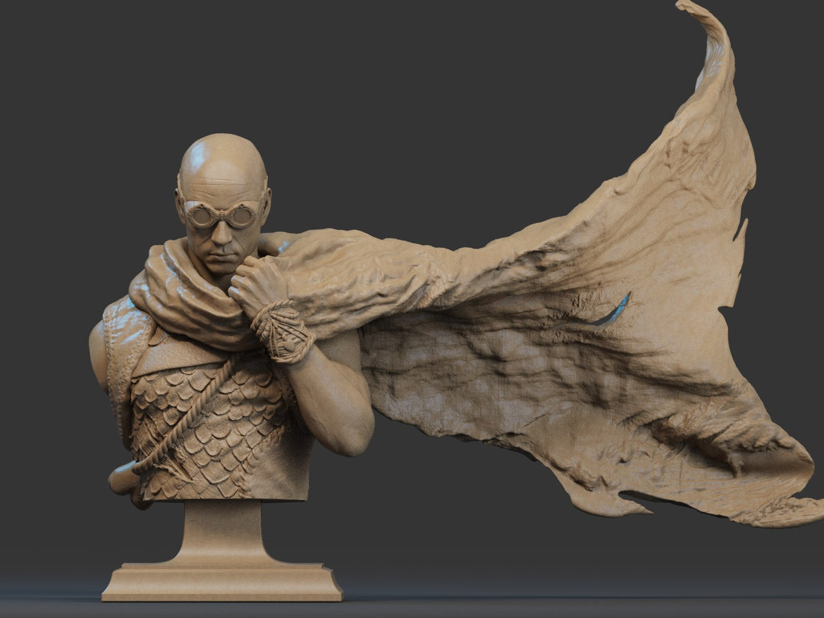 Riddick resin figure
