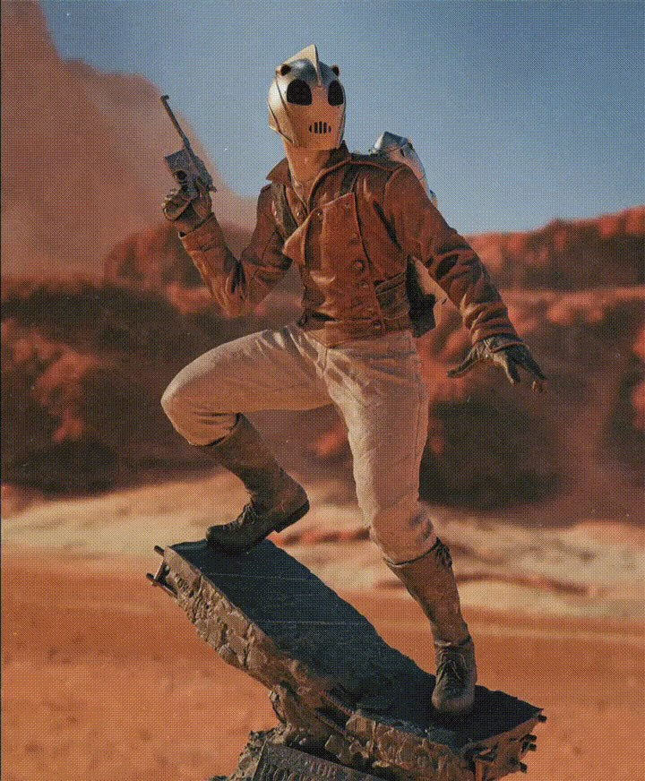 Rocketeer resin figure