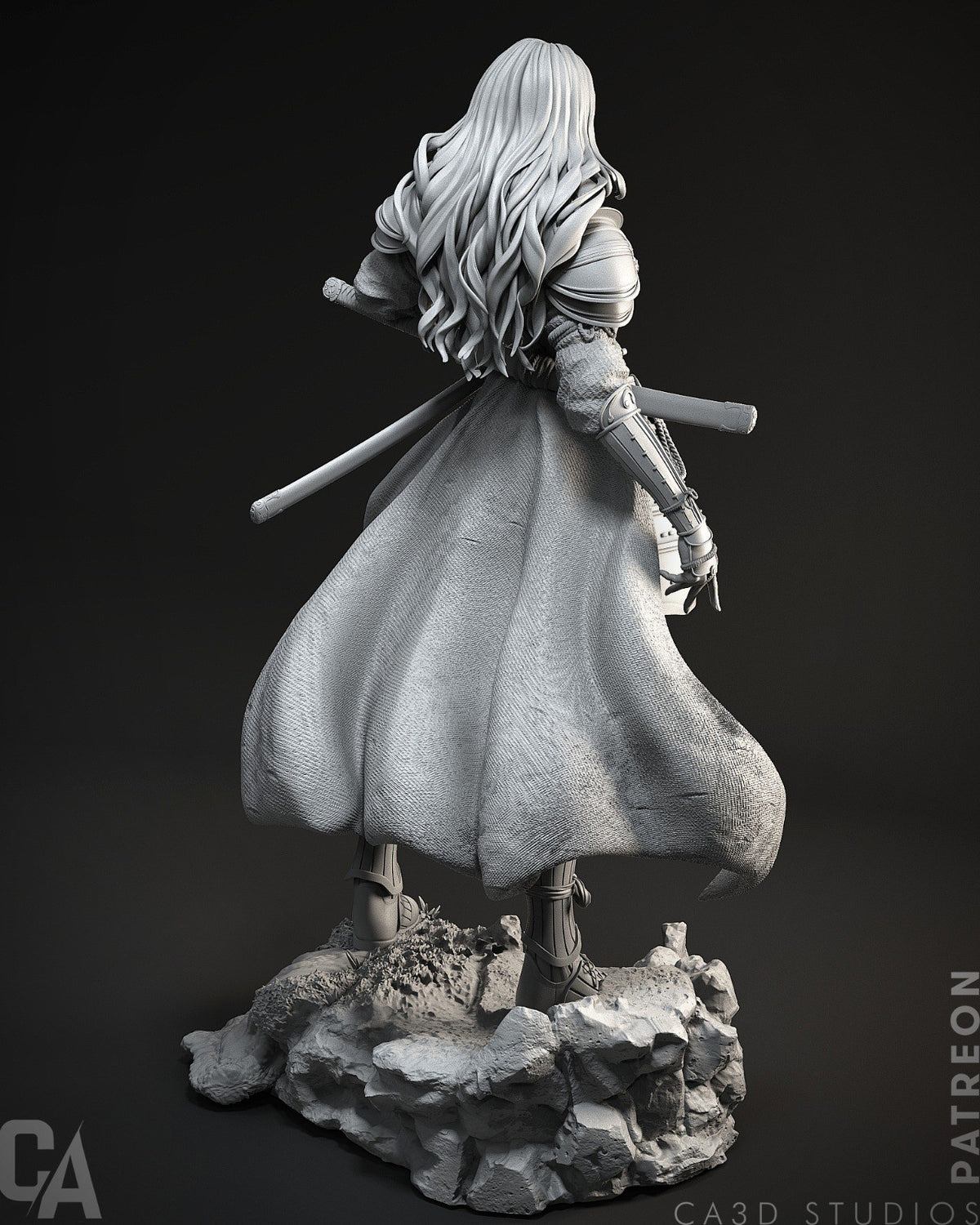 Samurai Wonder Woman resin figure