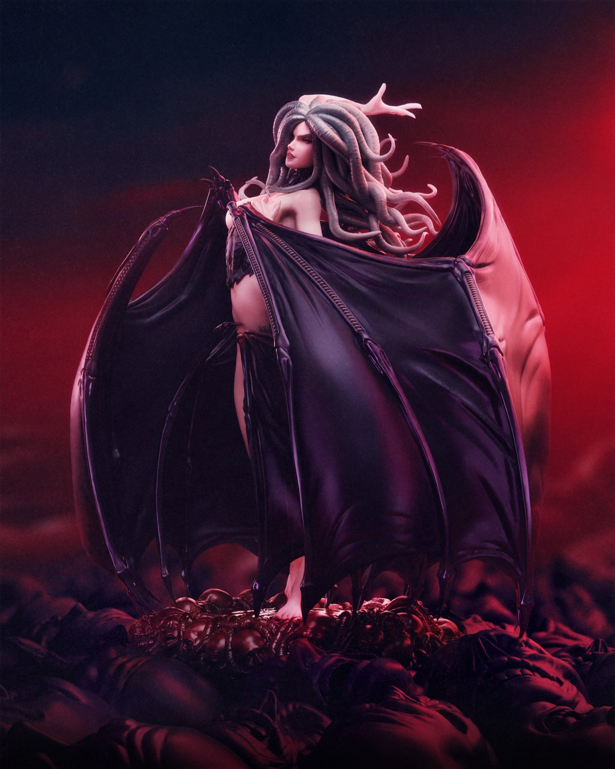 Slan resin figure