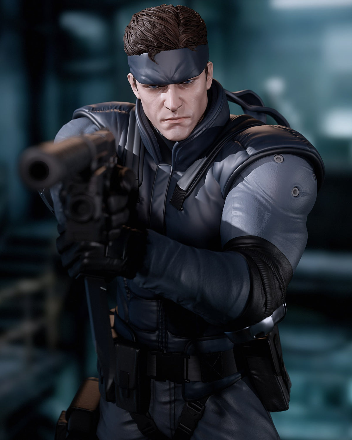 Solid Snake resin figure