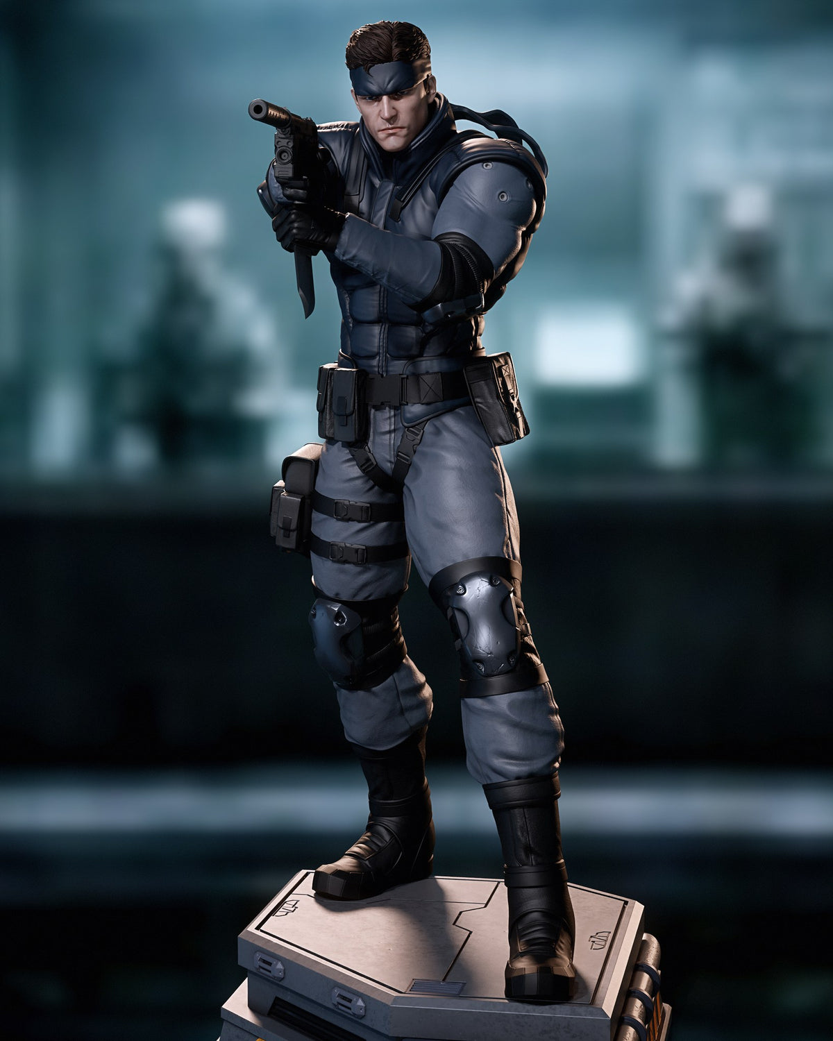 Solid Snake resin figure