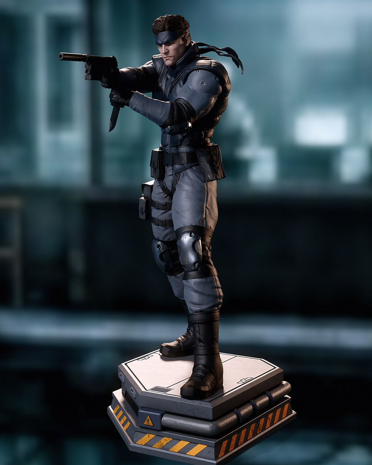Solid Snake resin figure