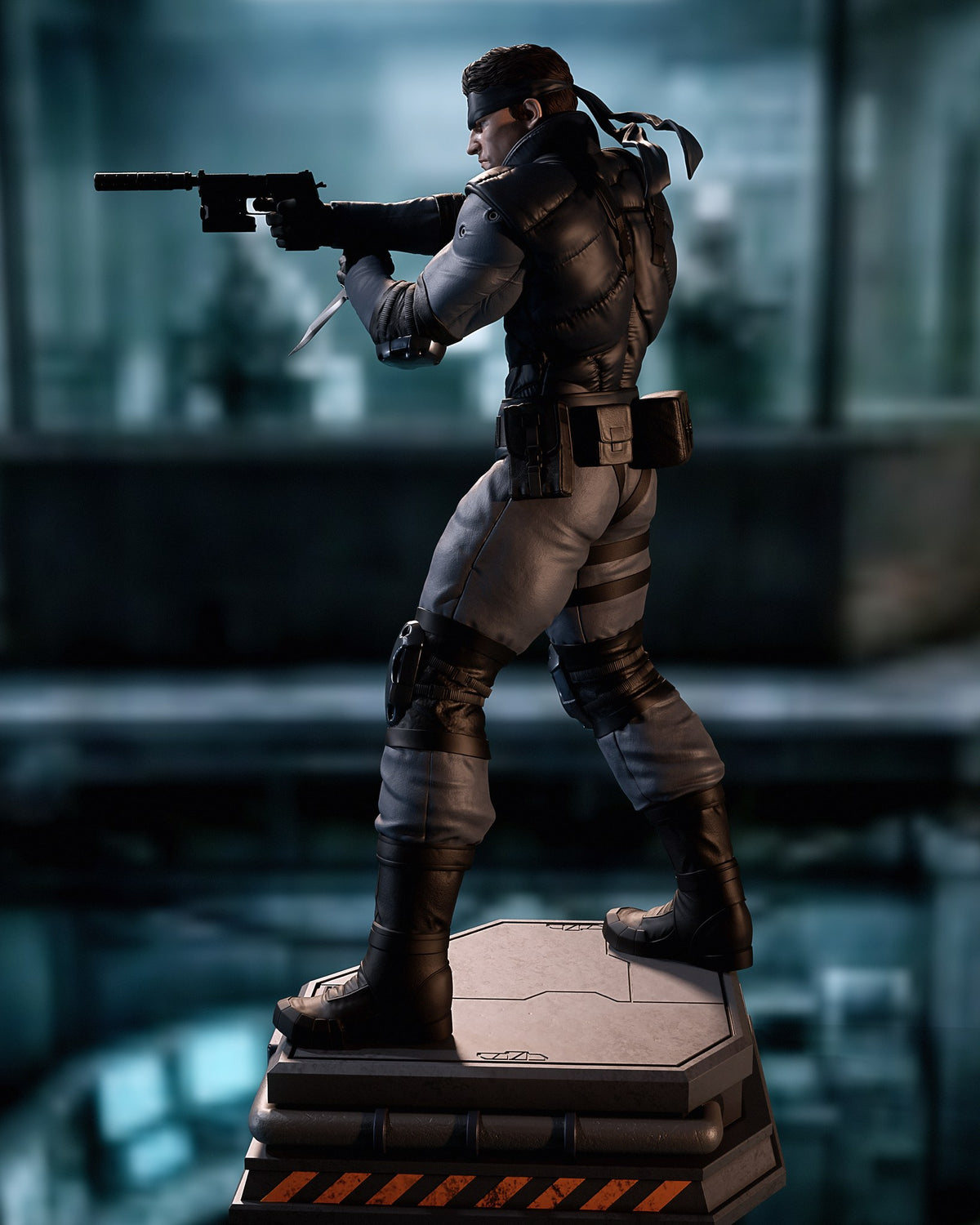 Solid Snake resin figure