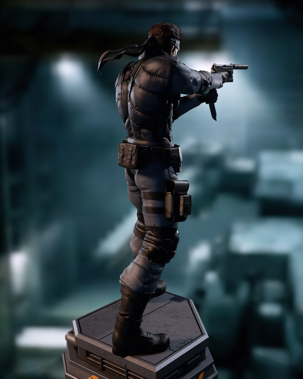 Solid Snake resin figure