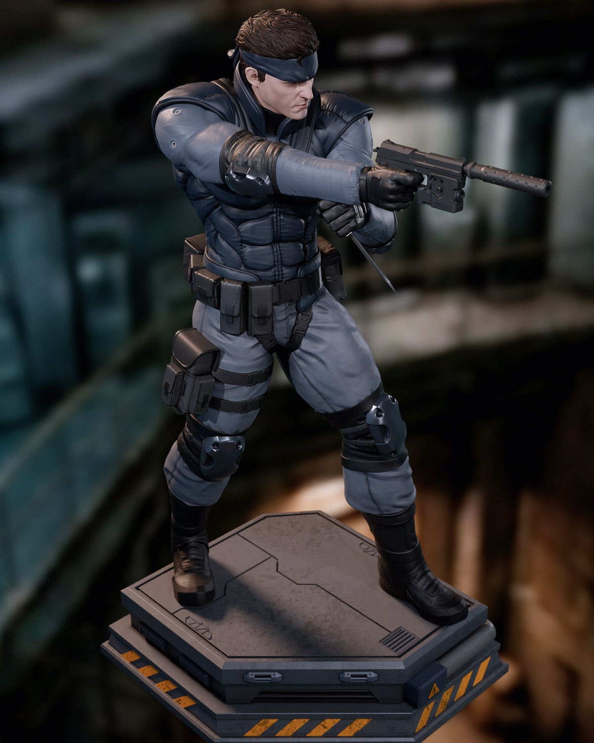 Solid Snake resin figure