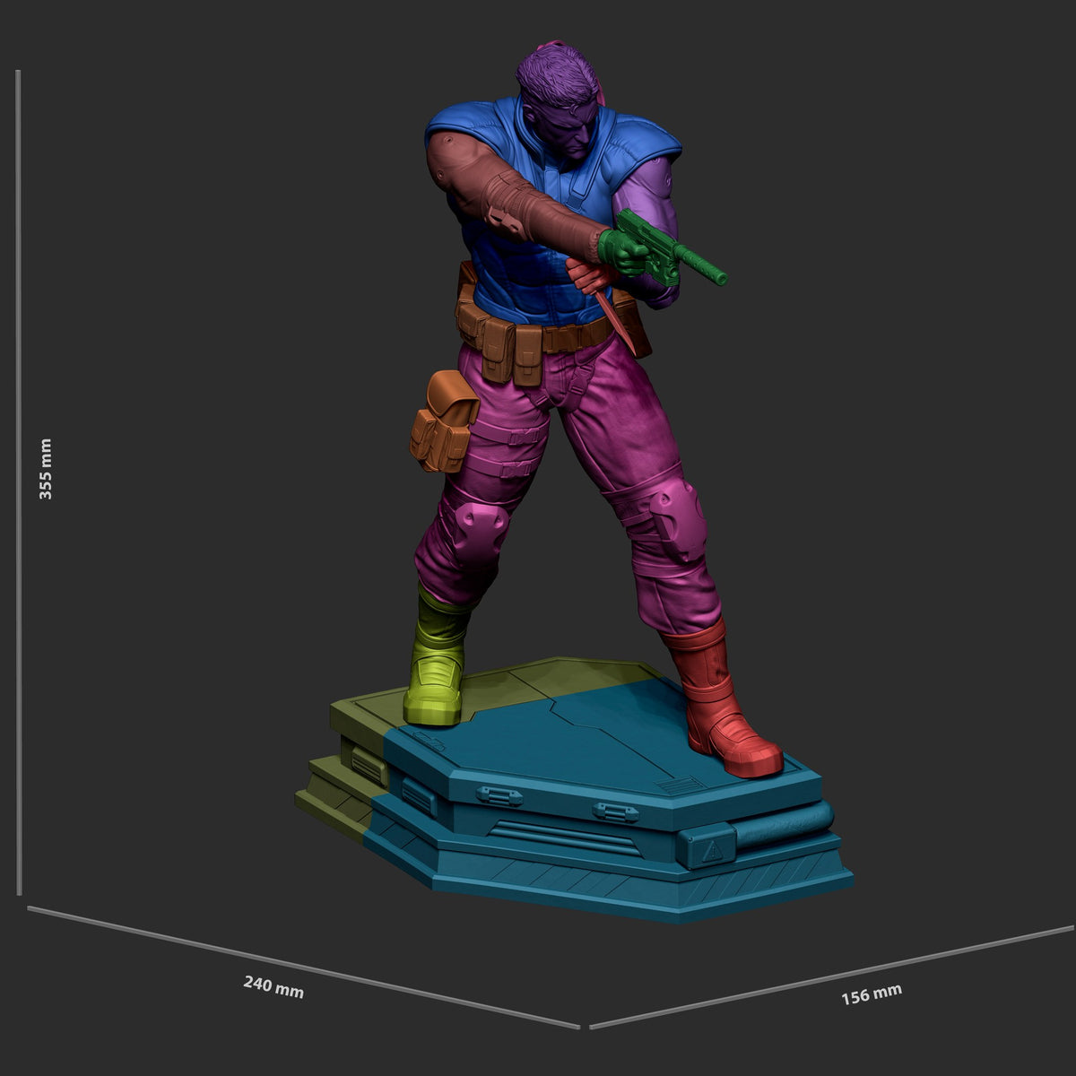 Solid Snake resin figure