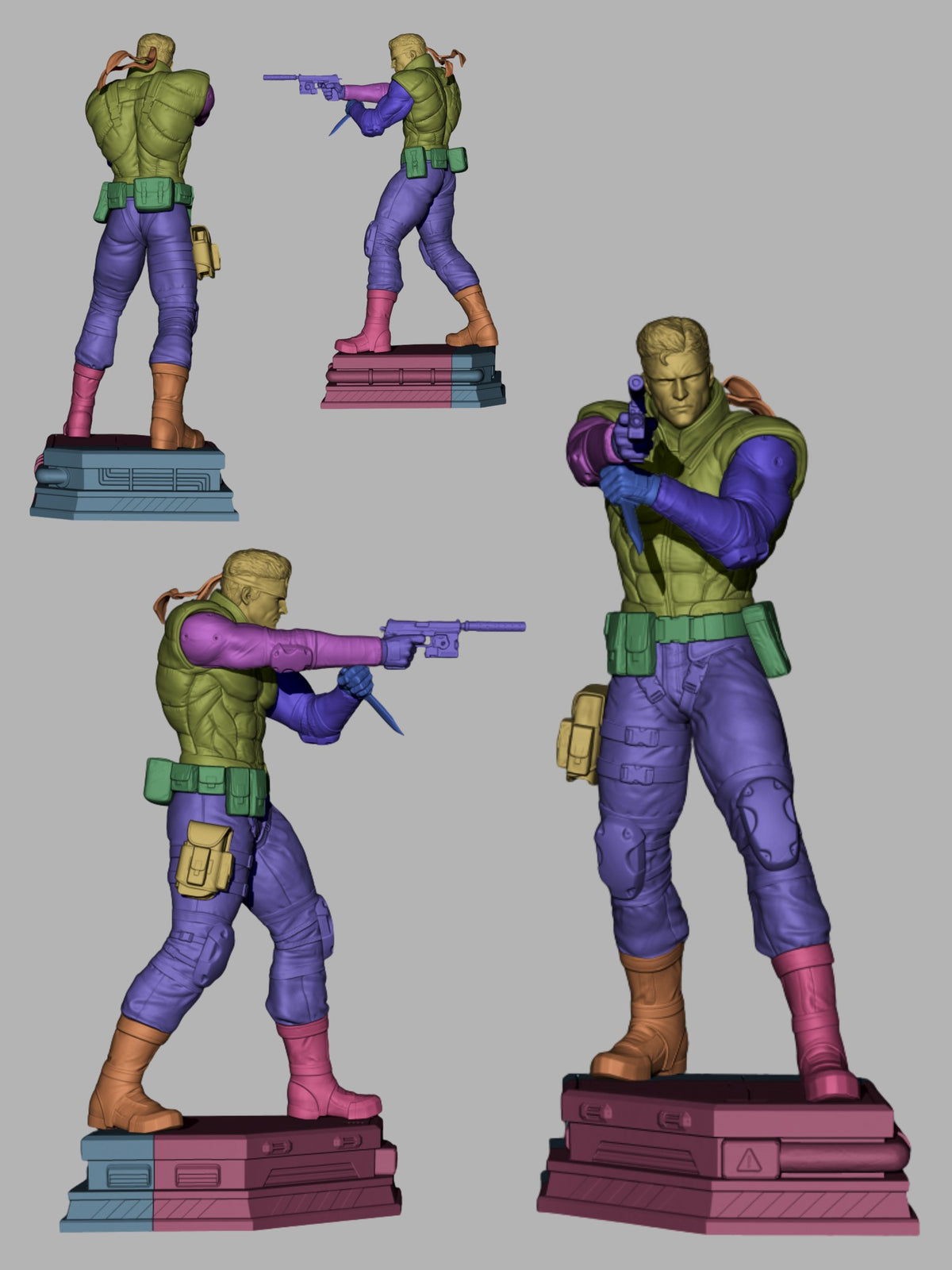 Solid Snake resin figure