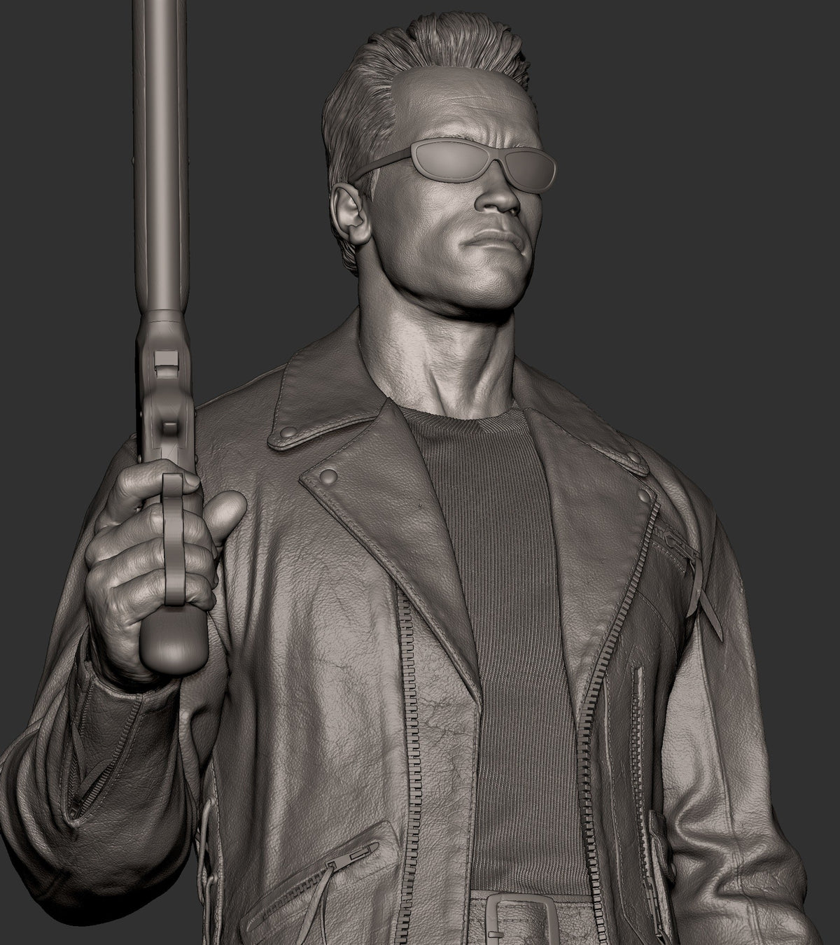 Terminator resin figure
