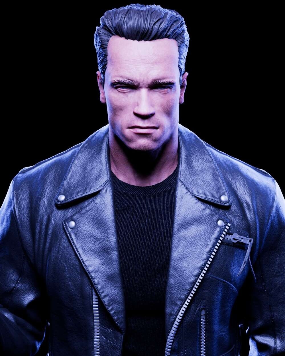Terminator resin figure