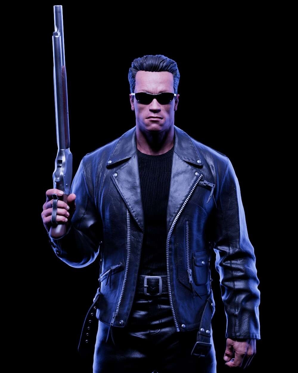 Terminator resin figure