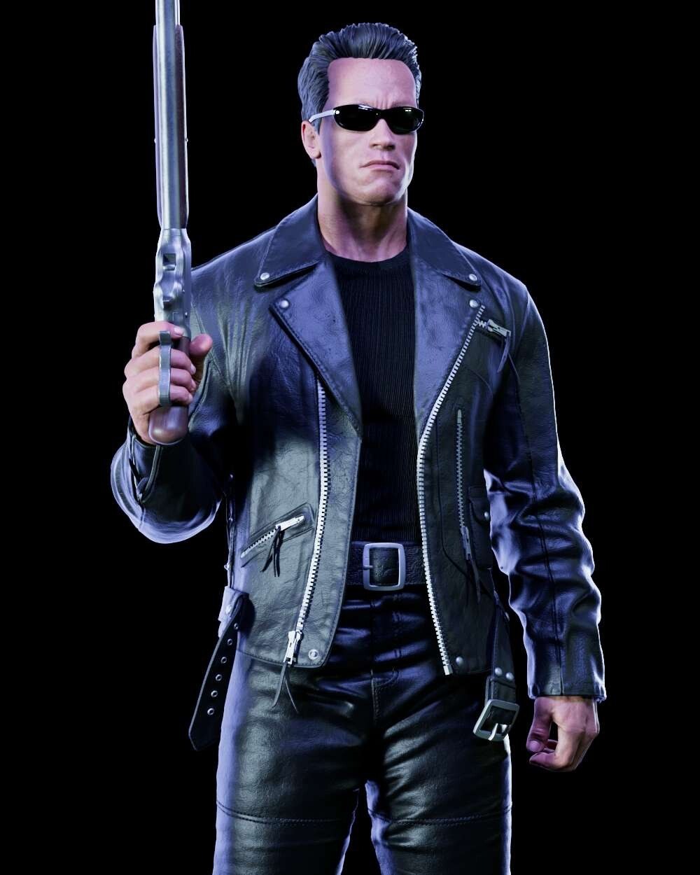 Terminator resin figure