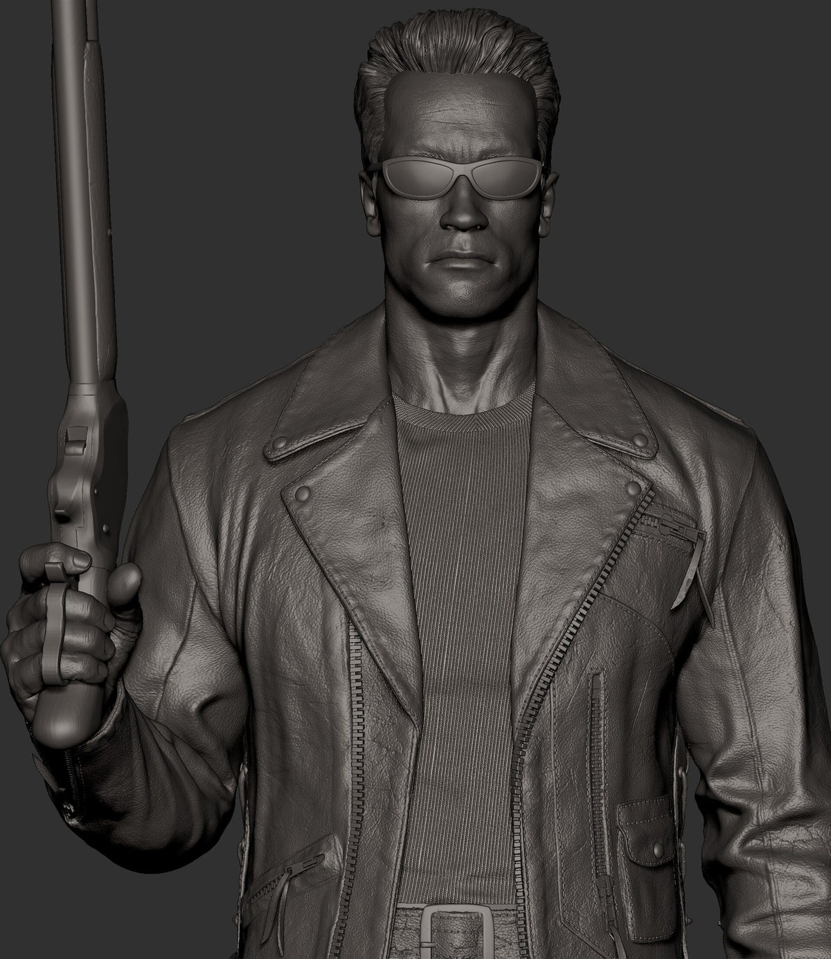 Terminator resin figure