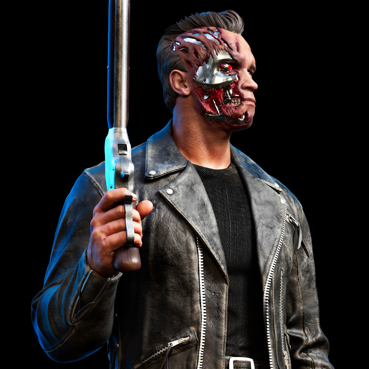 Terminator resin figure