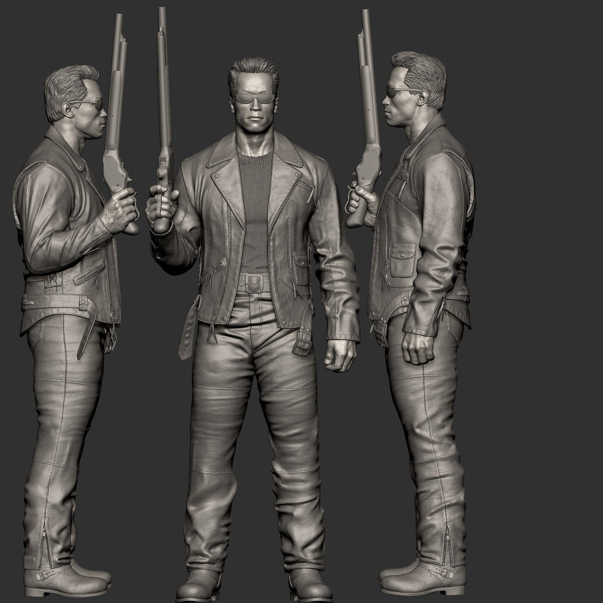 Terminator resin figure