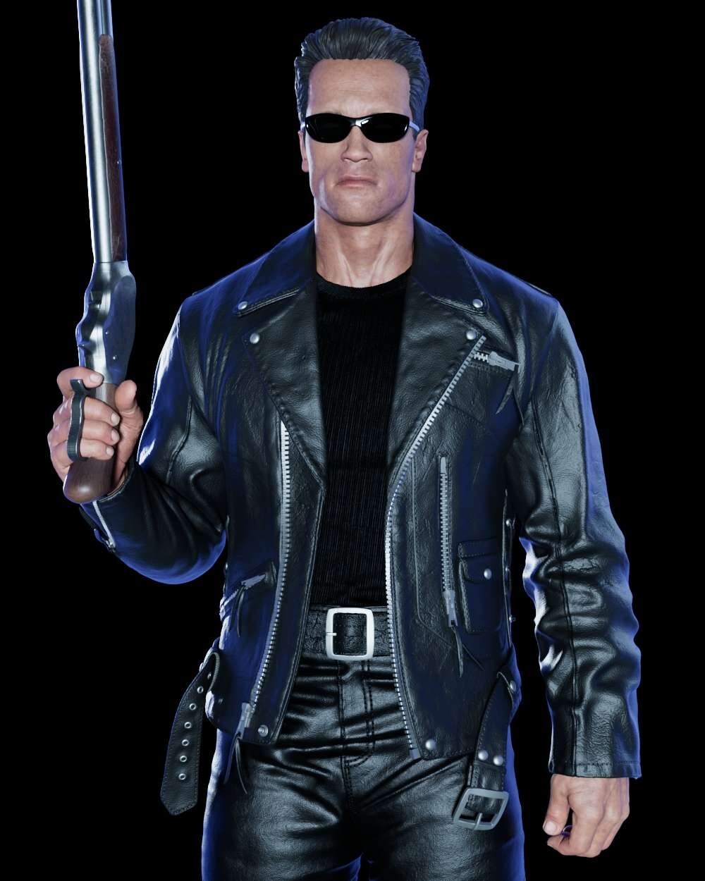 Terminator resin figure