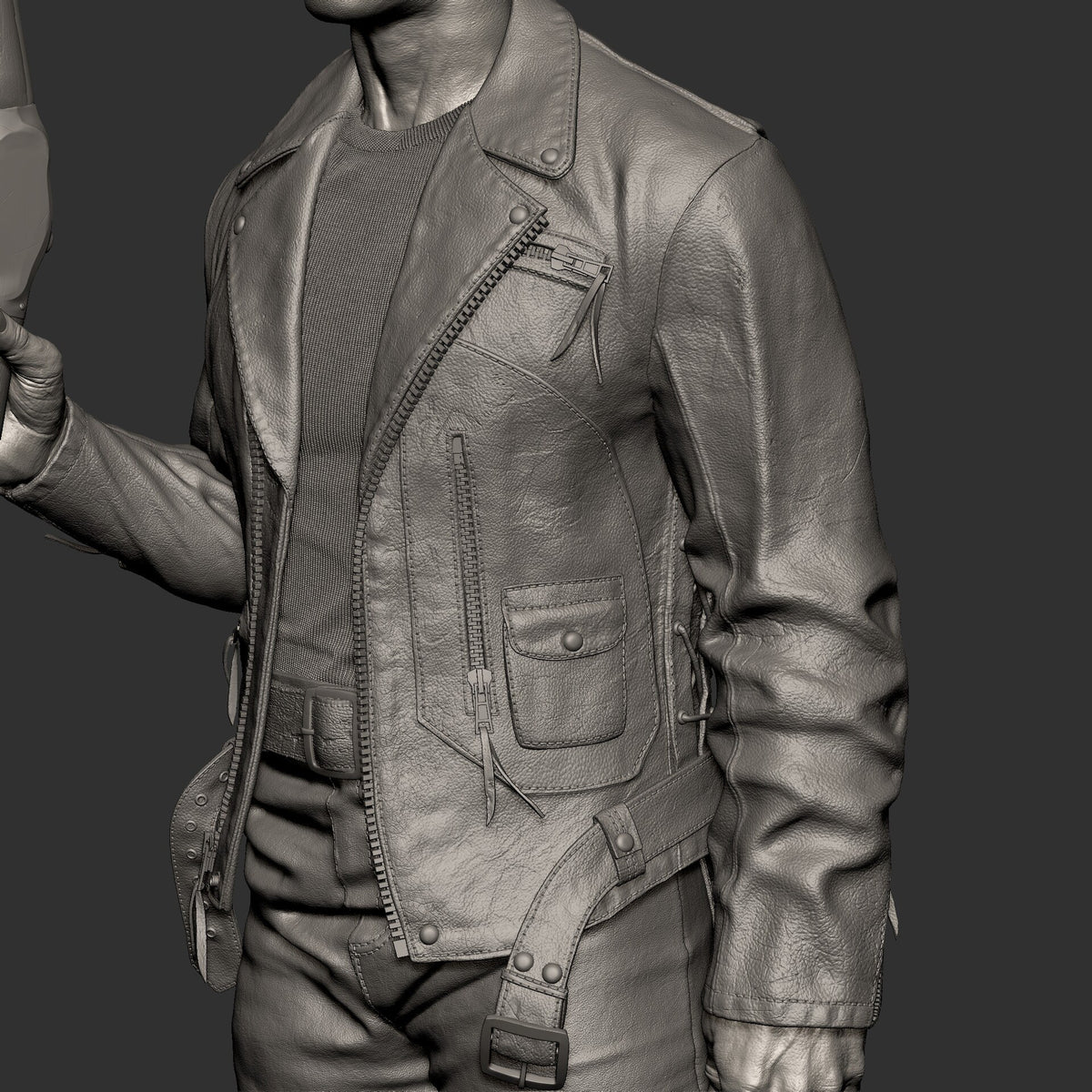 Terminator resin figure