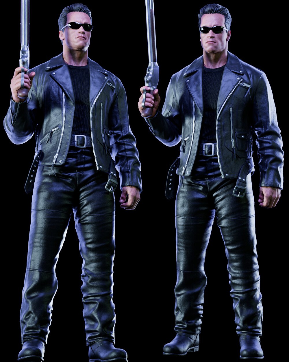 Terminator resin figure