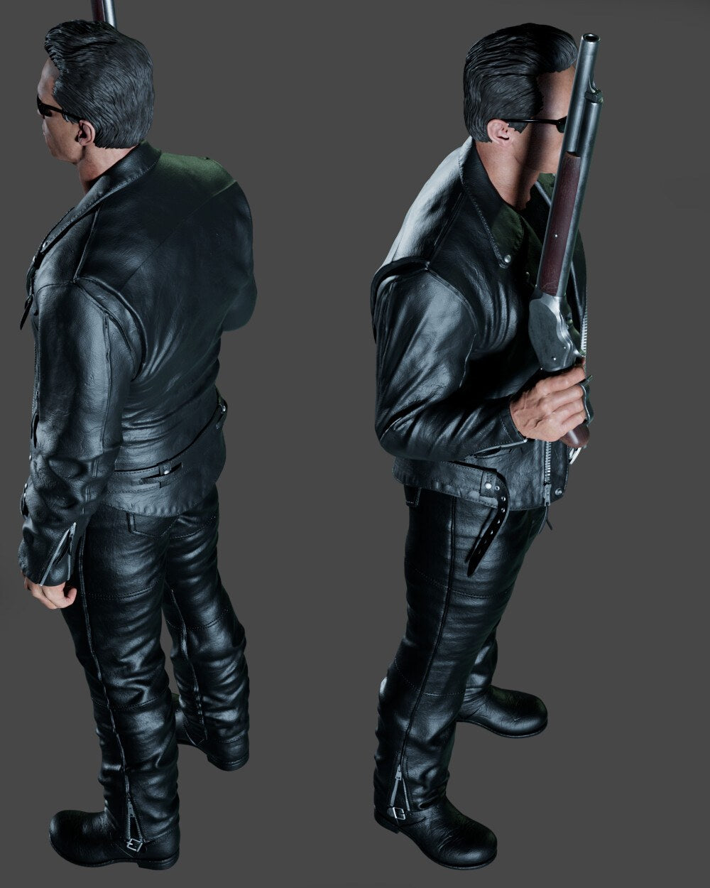 Terminator resin figure