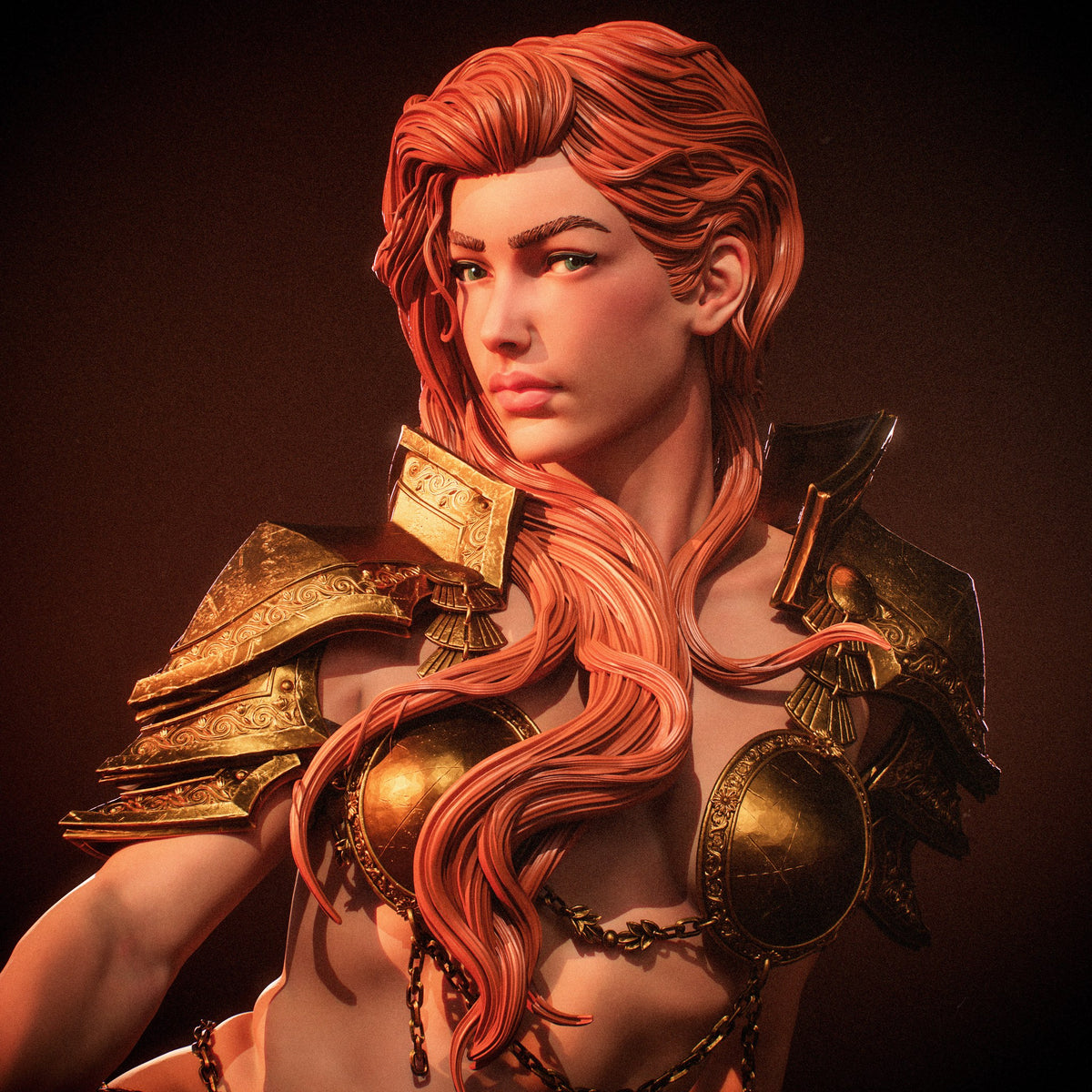 The Ember Queen resin figure
